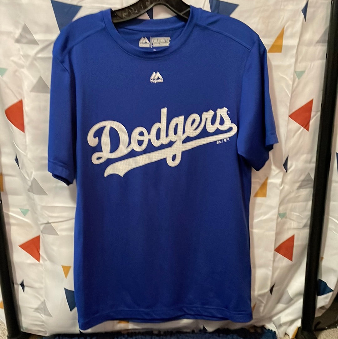 LA Dodgers Majestic Cool Tee. Size Small
