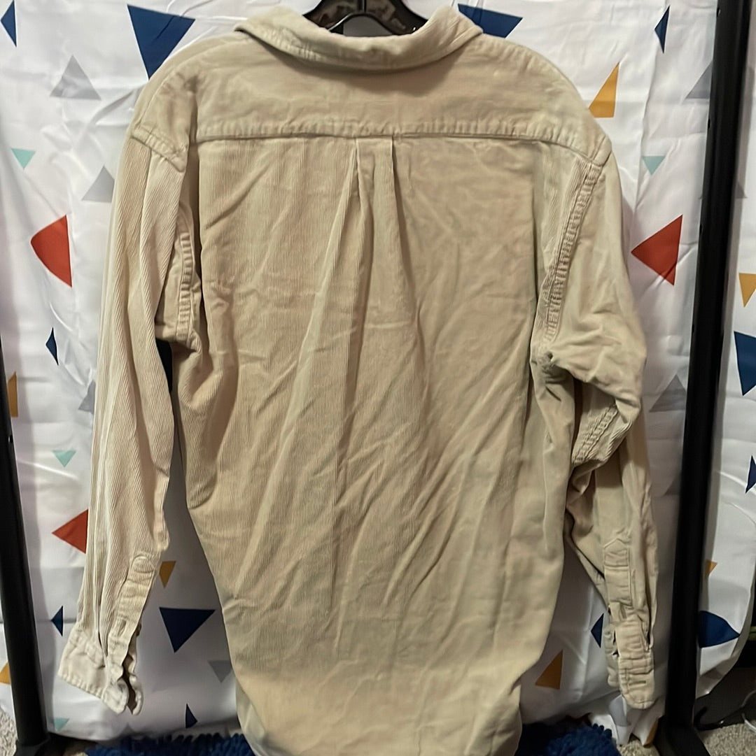Polo Corduroy Long Sleeve Shirt. Size Youth XL
