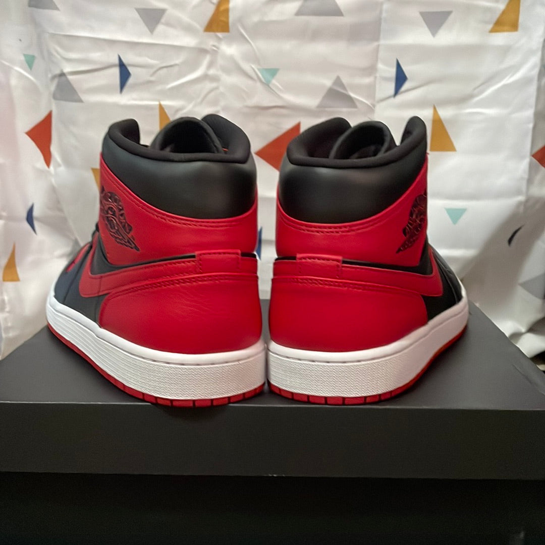 Jordan 1 Mid “Bred” Size 14 DS Brand New in Box
