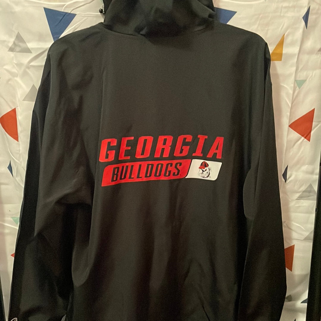 Georgia Bulldogs Champion Windbreaker Half-Zip Size Medium