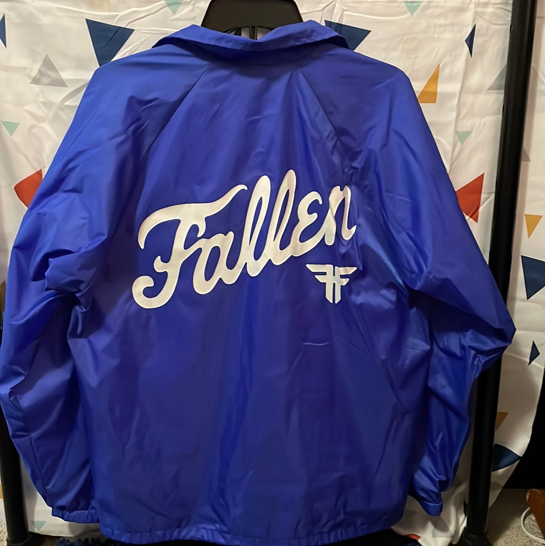 Fallen Skate Coaches Jacket Size Medium