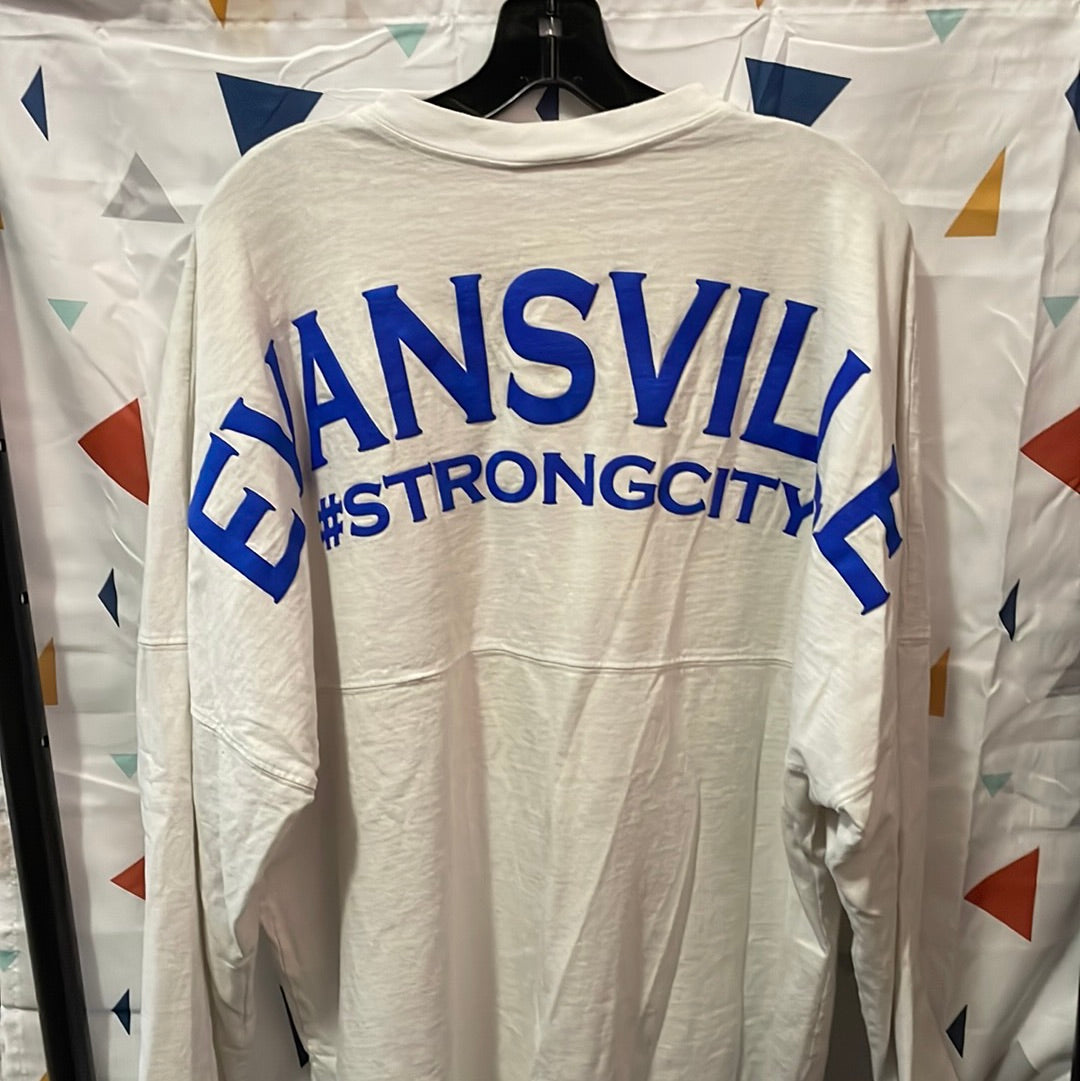 Spirit Evansville Strong City Ombré Sweater Size XL