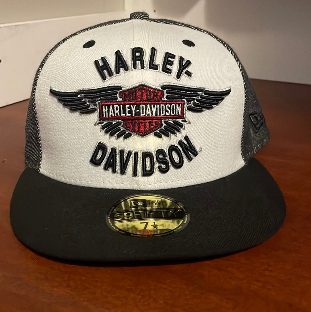 Harley Davidson New Era Size 7 1/8 Fitted