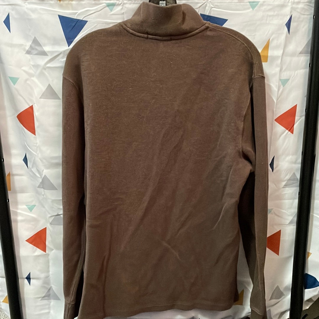 Polo Half Zip Sweater Size Medium