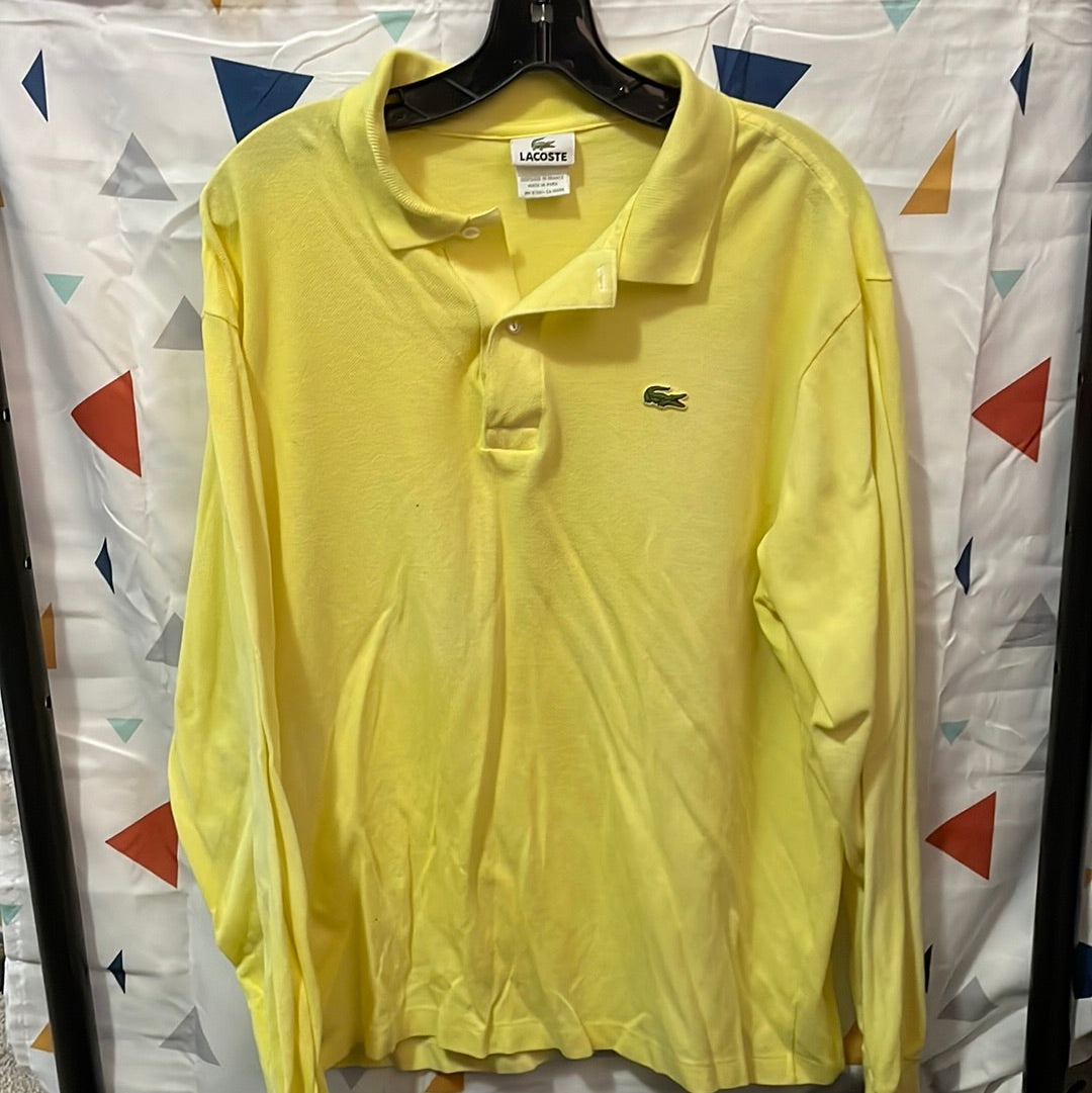 Lacoste Long Sleeve Size Medium