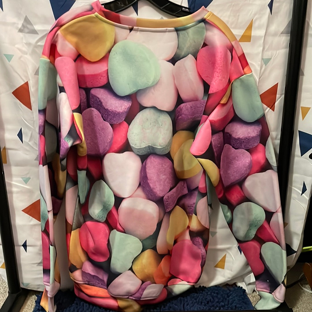 Shelfies All-Over Print Crewneck Sweater