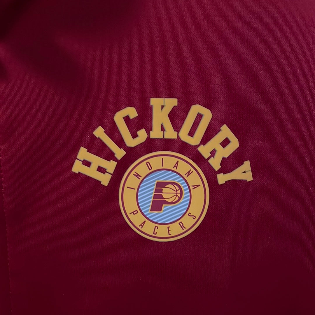 Indiana Pacers Majestic Hickory Track Jacket Size Large