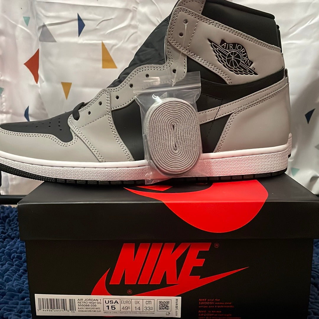 Jordan 1 “Shadow 2.0” Size 15 Dead Stock Never Worn
