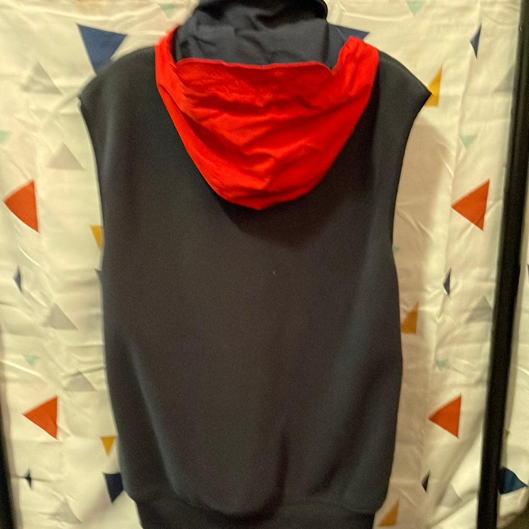 Polo Hooded Fleece Vest Size Small
