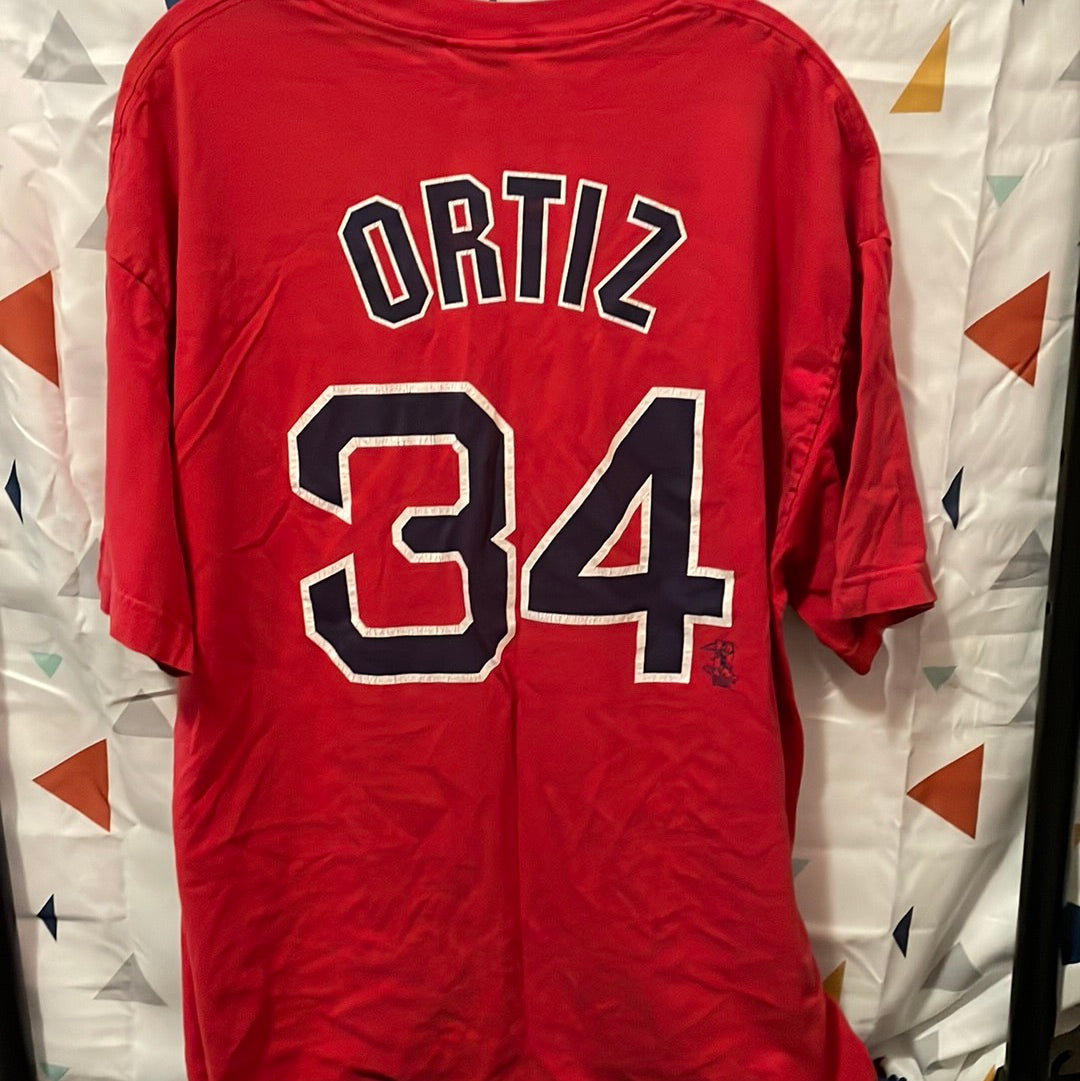 Boston Red Sox David Ortiz Shirt. Size XL