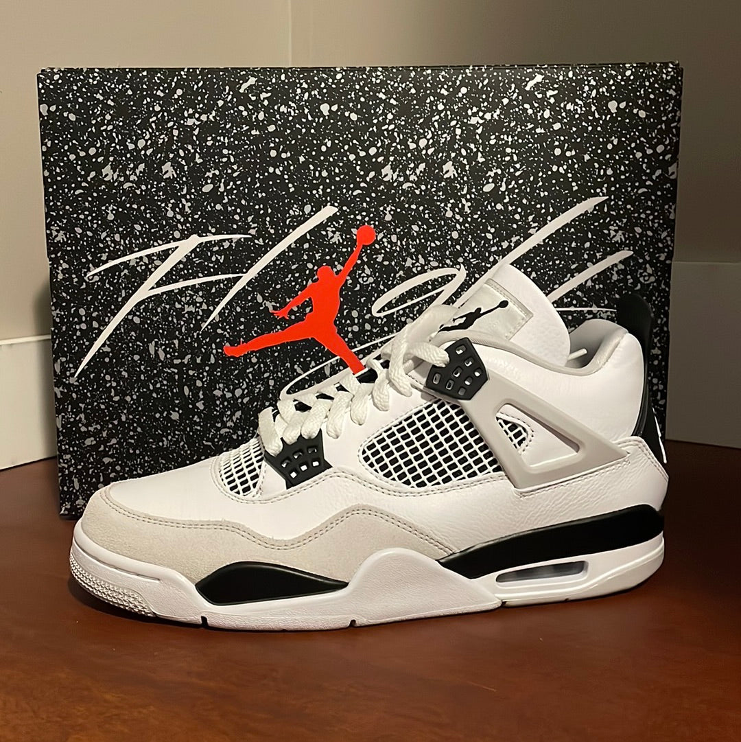 Jordan 4 “Military Black” Size 9.5 New In Box.