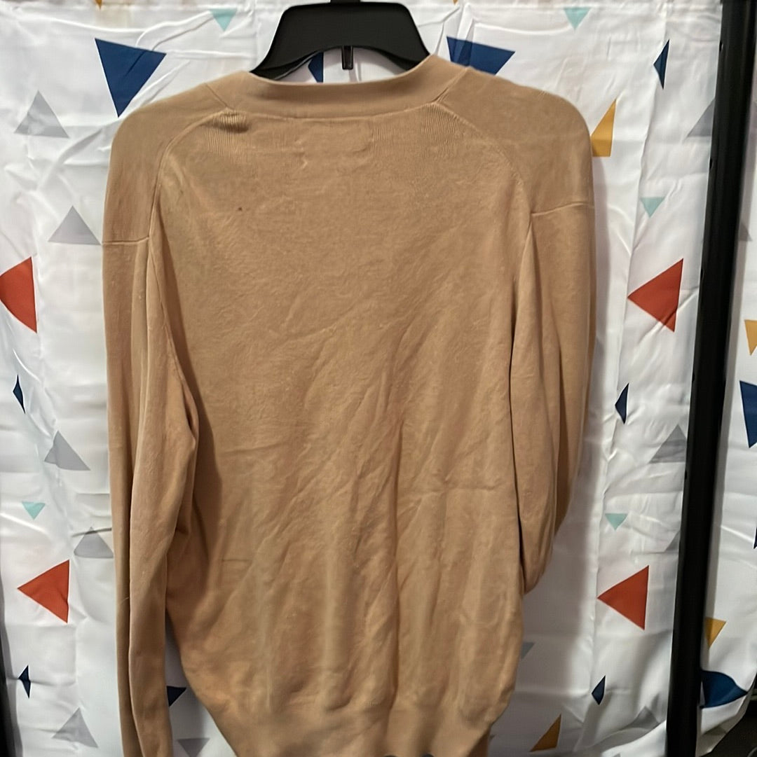 Polo Cardigan Lightweight Button Up. Size Small